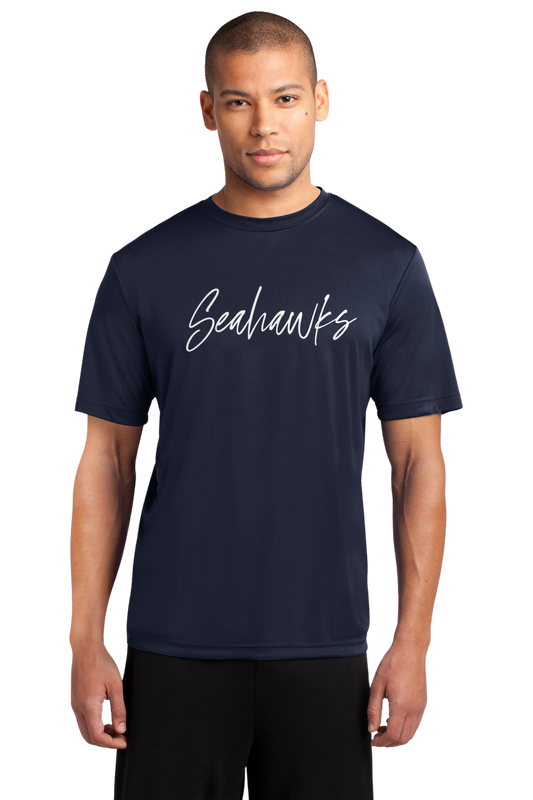 SEAHAWKS S/S SCRIPT DRYFIT