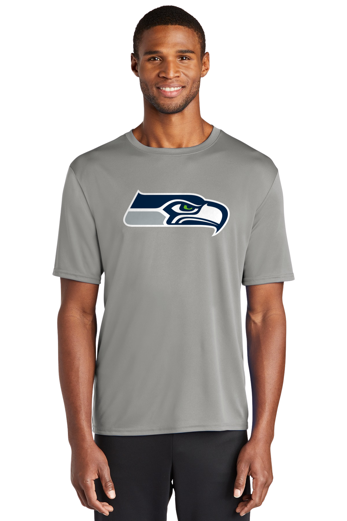 CLASSIC SEAHAWKS LOGO GRAY DRYFIT