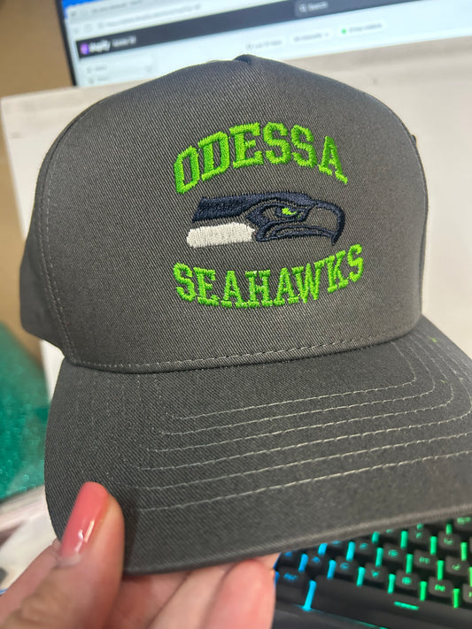 Seahawks logo embroidery cap
